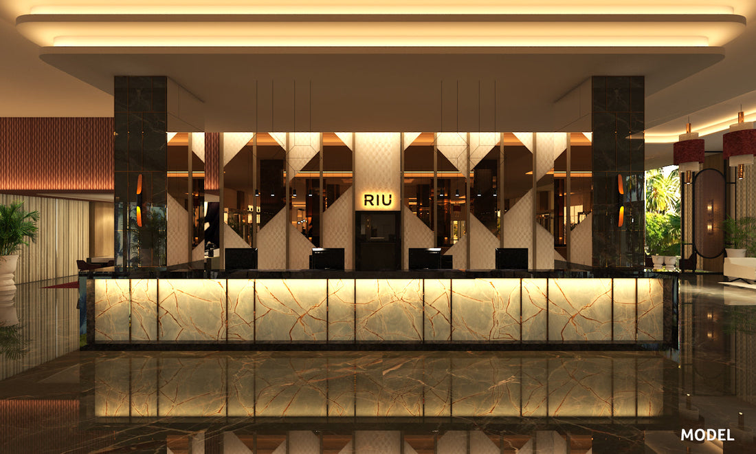 Hotel RIU Palace Aruba: revestimiento textil y personalización de espacios de principio a fin
