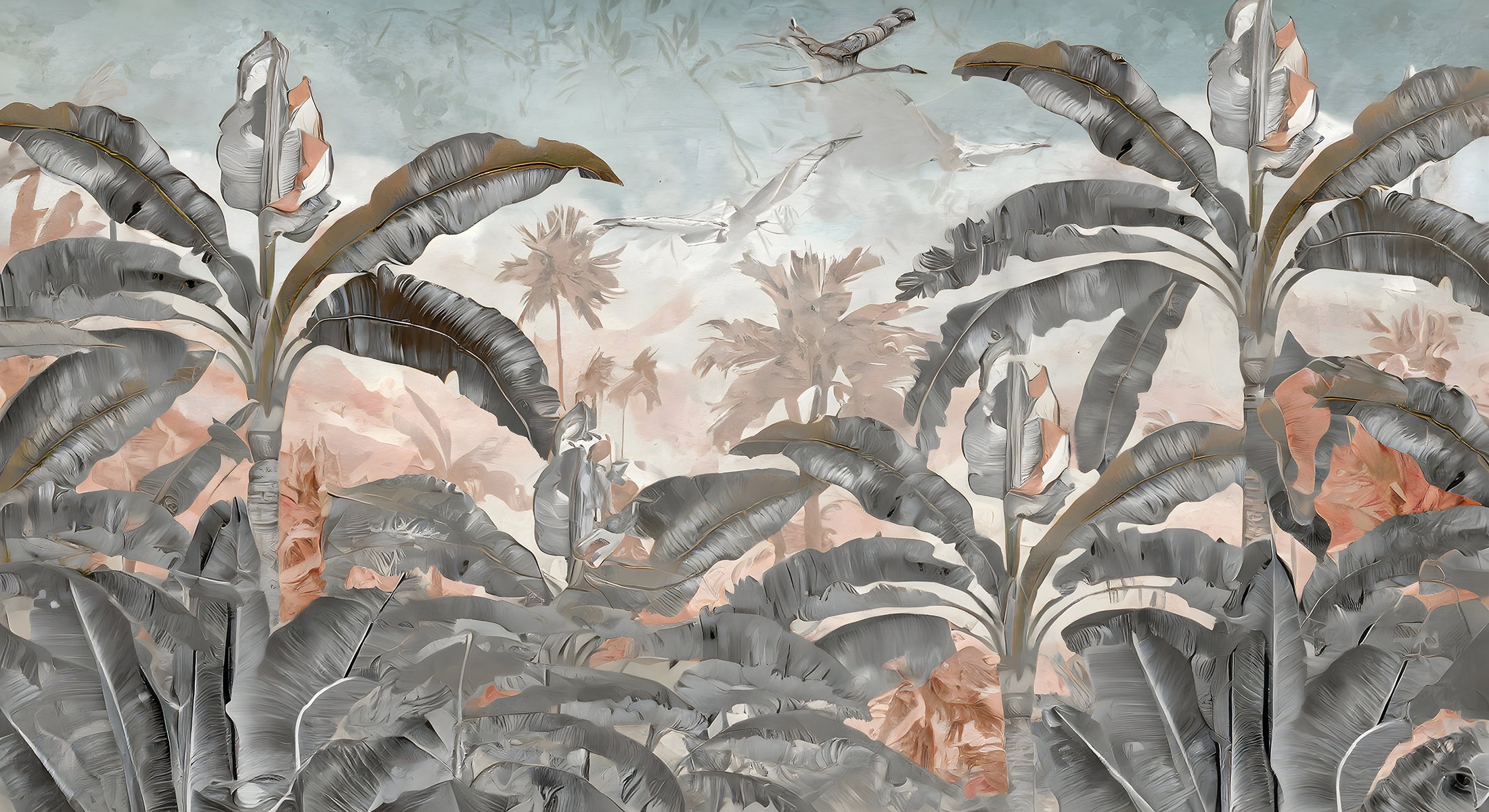 Banana Tree Wallpaper Mural