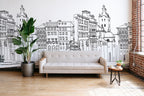 Mural Wallpaper City