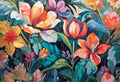 Mural Wallpaper Floral