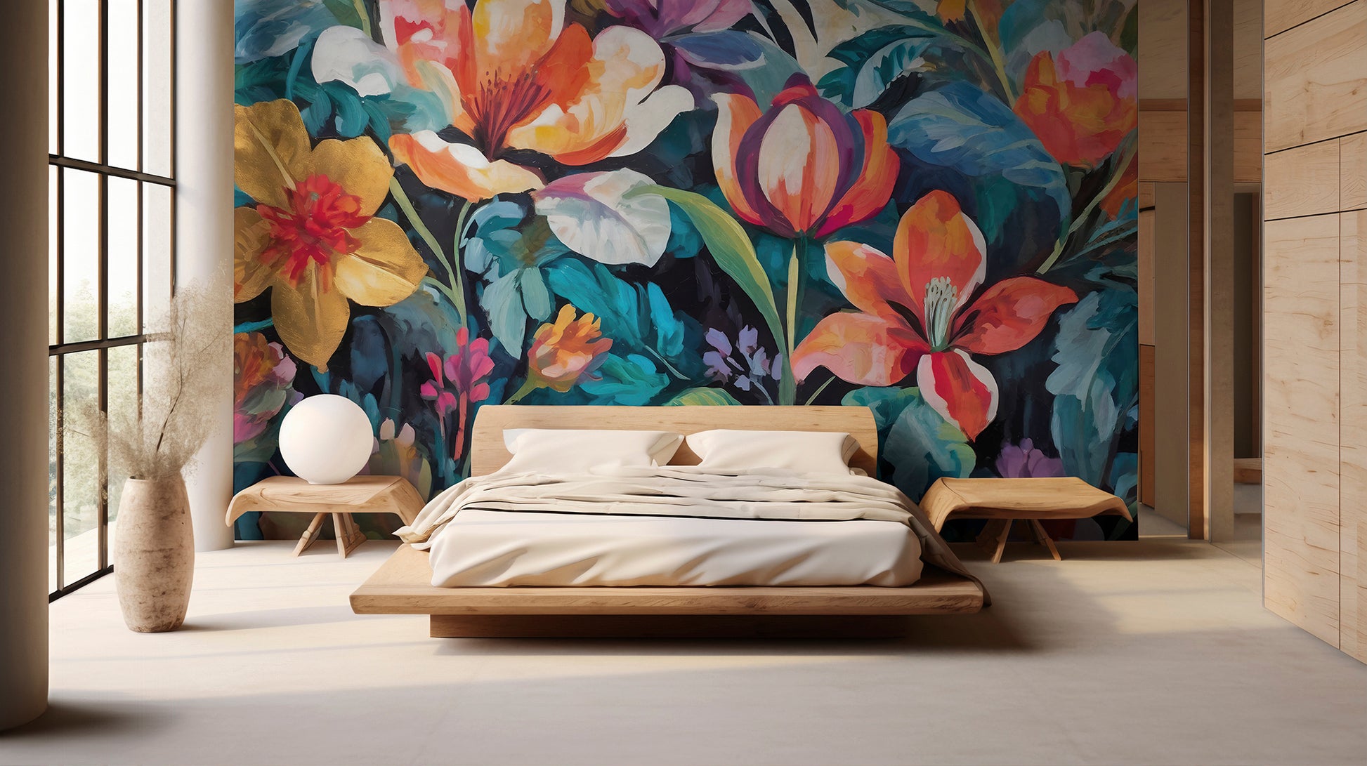 Floral Wallpaper Mural