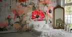 Vintage Floral Wallpaper Mural