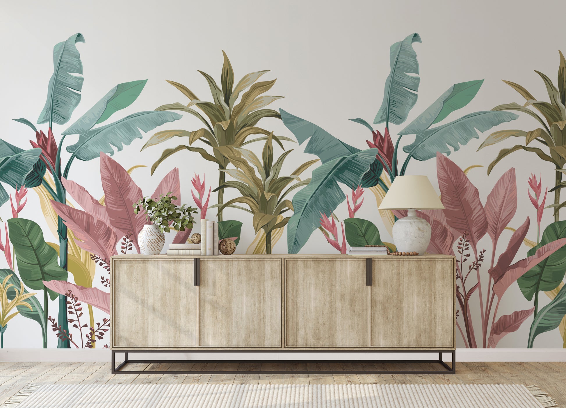 Mural Wallpaper Plantas Tropicales